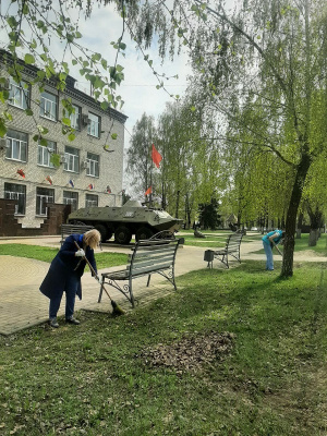 Субботник в преддверии Дня Победы